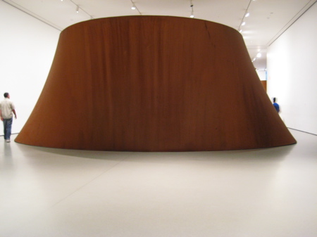 I went to the MoMA a few months back to check out the Richard Serra 